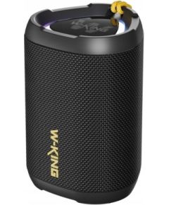 Głośnik bezprzewodowy Bluetooth W-KING D110 czarny Bezvadu skaļruņi