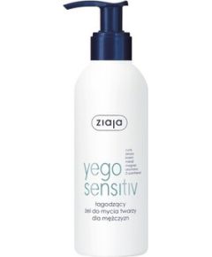Ziaja Yego Sensitiv Soothing Face Wash Gel - Čisticí gel pro muže 200ml Smaržas - NESAKĀRTOTS