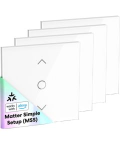 MEROSS MRS100MA(EU) Smart Wi-Fi (Matter) Roller Shutter Switch (4-Pack) Viedie slēdži