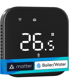 MEROSS MTS215BMA-B(EU) Smart Wi-Fi Thermostat (Black) Silto grīdu sistēmas