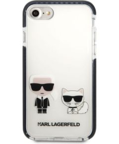 Karl Lagerfeld Apple  iPhone 7/8/SE2020/SE2022 TPE Karl and Choupette Kryt White Neoriģinālie Maciņi