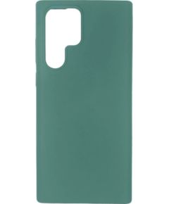 Evelatus Samsung  Galaxy S22 Ultra Premium Soft Touch Silicone Case Green Neoriģinālie Maciņi