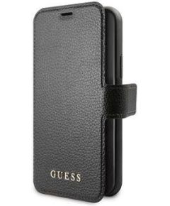 Guess Apple  iPhone 12/12 Pro Iridescent Book Case Black Neoriģinālie Maciņi