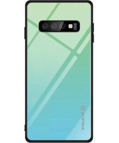Evelatus Samsung  Galaxy J4 Plus 2018 Gradient Glass Case 6 Lagoon Чехлы - альтернативные