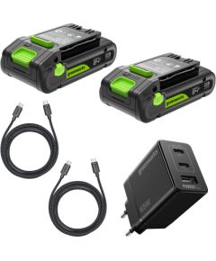 Akumulatori Greenworks K2D4DEAA1; 24 V; 2x2,0 Ah akum. Аккумуляторы