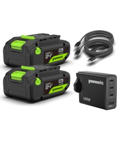 Akumulatori Greenworks K2D8NNAA1; 24 V; 2x4,0 Ah akum. Аккумуляторы
