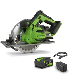 Akumulatora ripzāģis Greenworks CR3165A4; 24 V; 1x4,0 Ah akum. Ripzāģi