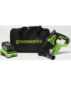 Akumulatora perforators Greenworks GD24SDS2K4; 2,0 J; 24 V; 1x4,0 Ah akum. Perforatori un atskaldāmie āmuri