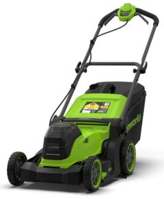 Akumulatora zāles pļāvējs Greenworks LM4102A1; 48 V; 41 cm (bez akumulatora un lādētāja) Газонокосилки