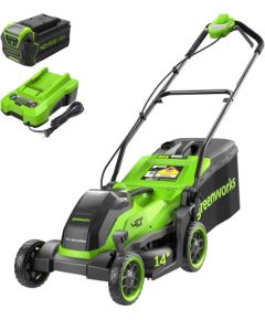 Akumulatora zāles pļāvējs Greenworks MO40L411-01; 40 V; 36 cm; 1x4,0 Ah akum. Газонокосилки