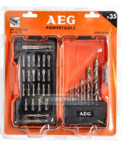Piederumu komplekts ar 35 vienībām AEG 4932352249 Аксессуары для дрелей