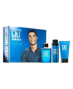 Cristiano Ronaldo CR7 Play It Cool Dárková sada EDT 100 ml, deospray 150 ml a sprchový gel 150 ml 100ml Dāvanu komplekti