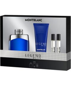 Mont Blanc Legend Blue Dárková sada EDP 100 ml, sprchový gel 100 ml a miniaturka 2 x 7,5 ml 100ml Dāvanu komplekti