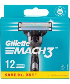 Gillette Mach3 12pc XXL Skuvekļu papildpiederumi