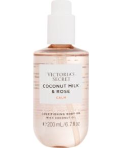 Victorias Secret Coconut Milk & Rose / Calm Conditioning Body Oil 200ml Ķermeņa kosmētika