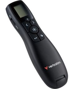 Verbatim 32364 Keynote Wireless Presenter with LCD Display and Red Laser Pointer, Black Jaunumi - Datori