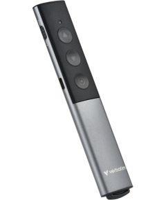 Verbatim 32366 Agenda Wireless Presenter with Red Laser Pointer, Grey/Black Jaunumi - Datori