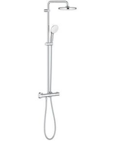 Grohe dušas sistēma ar termostatu Tempesta 210, rokas duša Tempesta 110, 9.5l/min, hroms  Смесители для душа / Душевые системы
