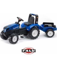 Falk FALK Duży Traktor z przyczepką New Holland Jaunumi, Bērnu preces