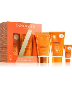 Eucerin LANCASTER_SET My Sun Routine balsam do ciała SPF30 50ml + balsam po opalaniu 50ml + krem do twarzy SPF30 3ml Smaržas - NESAKĀRTOTS