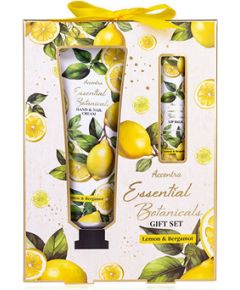 Accentra Lemon & Bergamot Essential Botanics Set - Dárková sada Ķermeņa kosmētika