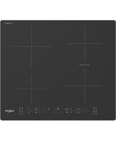 Whirlpool, width 59 cm, black - Built-in induction hob Iebūvējama virsma - Indukcijas