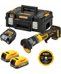 Leņķa slīpmašīna DeWalt DCG430E2T-QW; 18 V; 76 mm; 2x1,7 Ah akum. Шлифовальные станки