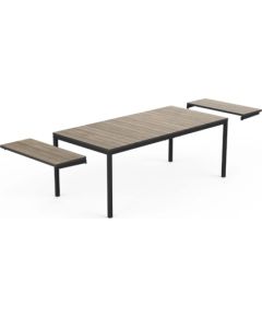 Keter Раздвижной садовый стол Deco Porto Nova Extendable 200-280, цвет ясеня/черный Новинки Для дома и сада 