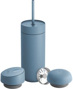 Kubek termiczny 473 ml Carter Move Mug 3w1 +3 nakrętki Fellow pudrowy niebieski Termosi un Termokrūzes