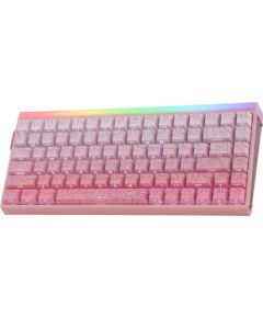 HERO84 HE PINK+Gradient+Contour Dragon King RGB AULA gasket keyboard Клавиатуры