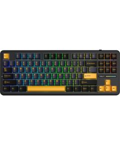 AULA Gasket F87 Thunder Black GrayWood RGB Keyboard Клавиатуры