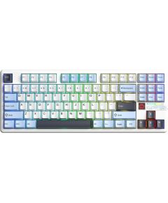AULA Gasket F87 Pro V2 Glacier Blue Star Vector RGB Keyboard Клавиатуры