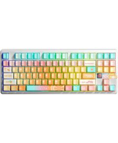 AULA Gasket F87 Pro V2 Orange Soda Kailh Meteorite Ice Cream RGB Keyboard Klaviatūras