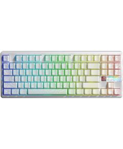 AULA Gasket F87 Pro V2 White Contour Engravered Star Vector RGB Keyboard Клавиатуры
