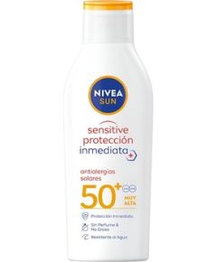Nivea Sun Sensetive Protection SPF 50+ - Opalovací přípravek s vysokou ochranou 200ml Ķermeņa kosmētika