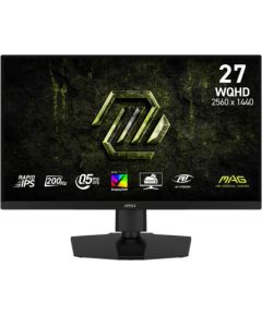 LCD Monitor MSI 27 " 2560 x 1440 pixels Wide Quad HD Native aspect ratio 16:9 LCD Flat MAG274QPFE20 Monitori