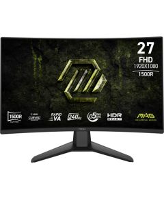 LCD Monitor MSI 27 " 1920 x 1080 pixels Full HD Native aspect ratio 16:9 Curved MAG274CFX24 Monitori