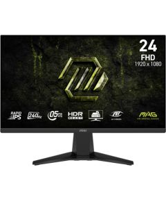 LCD Monitor MSI 23.8 " 1920 x 1080 pixels Full HD Native aspect ratio 16:9 LCD Flat MAG245FX24 LED / LCD мониторы