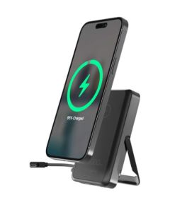 Enerģijas krātuve Gembird 15W Magnetic wireless 10000 mAh Black 20W PD Stand Power-банки