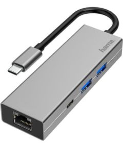 USB adapter Hama USB-C multiport adapter (4 ports) Aдаптеры