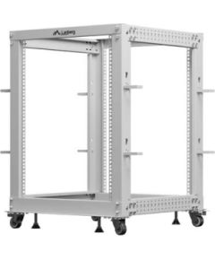LANBERG OPEN RACK 19" 15U 600X600-1100 ADJUSTABLE GREY Серверы и компоненты серверов