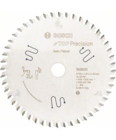 Griešanas disks kokam Bosch; 165x1,8x20,0 mm; Z48; 5° Zāģripas