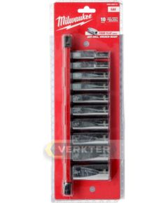 Uzgaļu komplekts Milwaukee 4932492510; SAE; 3/8''; 10 gab. Mehāniskie instrumenti