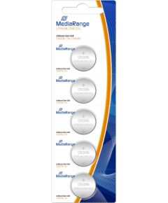 BATTERY LITHIUM CR2016 3V/5PCS MRBAT136 MEDIARANGE Baterijas un akumulatori