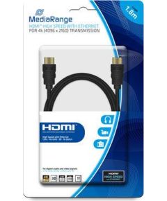 CABLE HDMI-HDMI 1.8M/MRCS156 MEDIARANGE HDMI vadi
