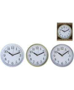 Настенные часы 20 см, 3 вида, 20,0 x 20,0 x 3,5 см, DECORLIFE Часы на стене