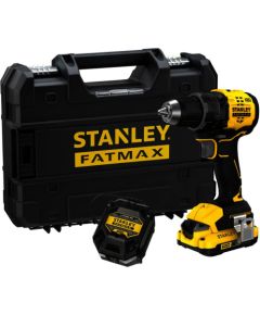 Stanley cordless drill/driver (SFMCD714D1T-QW), 18 volts (black/yellow, Li-ion battery 2.0 Ah, Pro-Stack case) Jaunumi -Dārzam