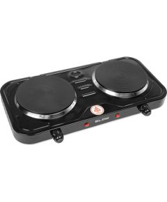 Two-burner adjustable electric cooker BLOW 2000W Mini cepeškrāsnis un virsmas