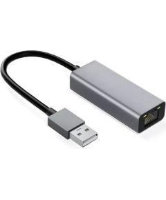 Ibox Adapter aluminiowy RJ45 do USB Typ-A 10/100/1000 Mb/s Adapteri