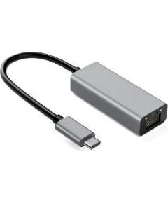 Ibox Adapter aluminiowy RJ45 do USB Typ-C 10/100/1000 Mb/s Adapteri